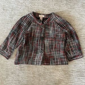 Covington tweed half jacket